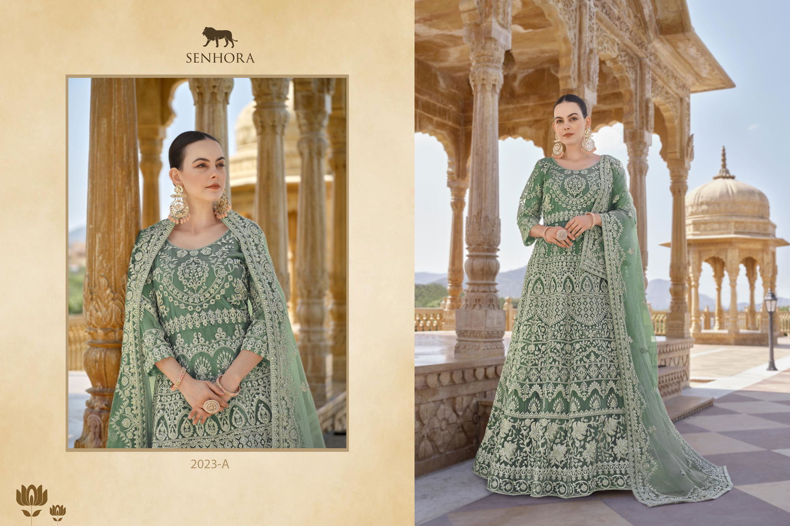 Twisha By Senhora 3023 A To D Heavy Anarkali Wedding Salwar Suits Wholesale Shop In Surat
